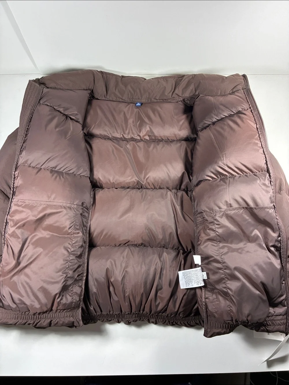 NWT Uniqlo Kids Down Puffer Jacket - Dark Brown, size 13